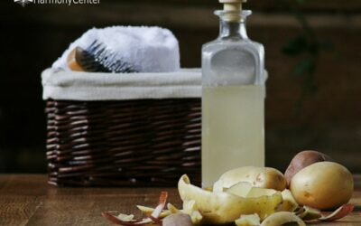 Aardappelschil haarspoeling maken