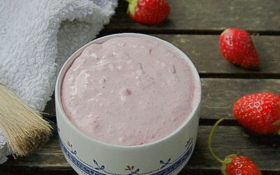 Natuurlijke aardbeienpeeling