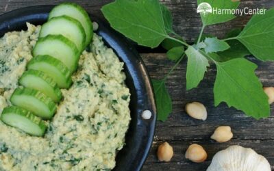 Onkruid hummus maken